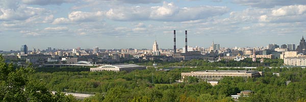 Moscow viewd from Sparrow Hills, 2004-05 (C) Seiji Yoshimoto