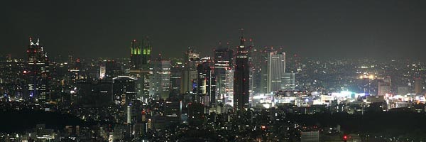 Shinjyuku Skyscrapers viewed from Roppongi Hills Tower, Tokyo, 2006-05, (C) Seiji Yoshimoto